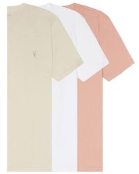 AllSaints - Tonic Crew Tee 3 Pack - Lyst