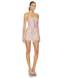 Bronx and Banco Bronx & Banco Megan Embroidered Mini Dress-black