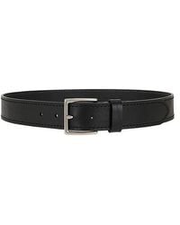 Vince - 35Mm Flat Belt With Stitched Edge Belt - Lyst