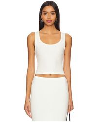 ÉTERNE - Square Neck Tank Top - Lyst