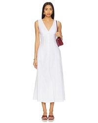 Bardot - X Revolve Cordelia Linen Midi Dress - Lyst