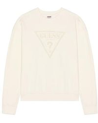 Guess - Vintage Triangle Crew Neck Sweatshirt - Lyst