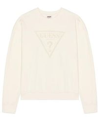 Guess - Vintage Triangle Crew Neck Sweatshirt - Lyst
