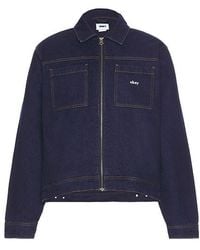 Obey - Hardwork Zip Up Jacket - Lyst