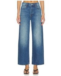 Mother - The Dodger Button Flood Jeans - Lyst