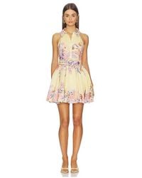 Hemant & Nandita - Short Dress With Buckle Belt - Lyst