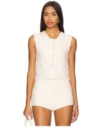 MAJORELLE - Garcela Faux Pearl Vest - Lyst