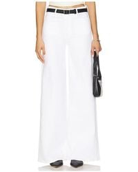 Mother - The Patch Pocket Undercover Sneak Jeans En Color Blanco Talla (También En 29, 30, 31, 33, 34) - Lyst