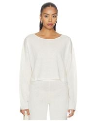 ÉTERNE - Crop-Top Mit U-Boot-Ausschnitt - Lyst
