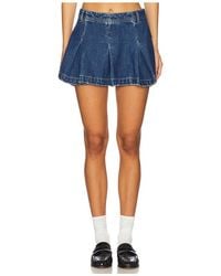 Free People - Madisonave デニムミニスカート - Lyst