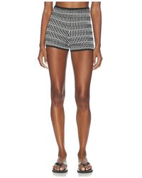 Devon Windsor - Grazia Short En Color Negro, Blanco Talla (También En S, M, Xl) - Lyst