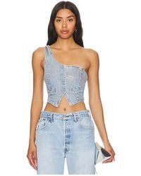 AFRM - Gretchen Vest Top - Lyst