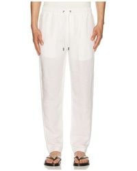 Onia - Air Linen Pull-On Pant - Lyst