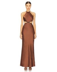 Misha - Edem Backless Maxi Dress - Lyst