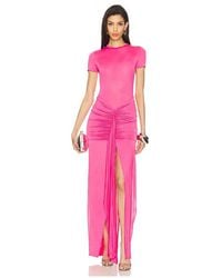 MOTHER OF ALL - Vestido De Camiseta De Jersey Viola En Color Rosado Talla En - Lyst
