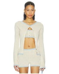 Asta Resort - Franca Longsleeve Cardigan - Lyst