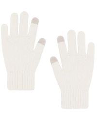 Hat Attack - Frosty Touch Knit Gloves - Lyst
