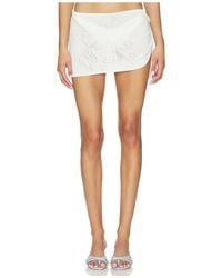 Frankie's Bikinis - Atlas Knit Mini Skirt - Lyst