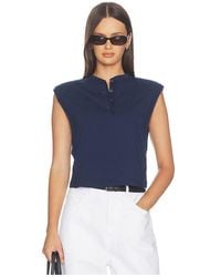 Jonathan Simkhai - Top Sin Mangas Nessie En Color Azul Marino Talla (También En M, S, Xs) - Lyst