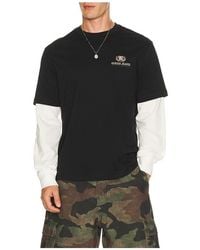 Guess - Regular Fit Double Layer Tee - Lyst