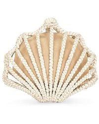 Aranaz - Oskola Leather Clutch - Lyst