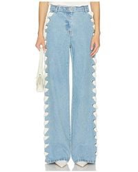 AKNVAS - Lyd Laced Denim Trouser - Lyst