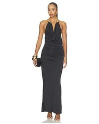 superdown - Delanee Halter Maxi Dress - Lyst