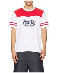 Percival - Cut And Sew Regular Tee - Lyst