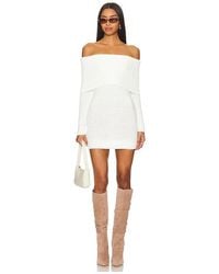 superdown - Acrylic Polyamide Bouclé Off-Shoulder Sweater - Lyst