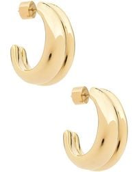 Jennifer Fisher - Pañales Chavez En Color Oro Metálico Talla En - Lyst