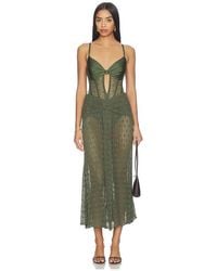 PATBO - Sirena Mesh Maxi Dress - Lyst