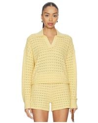 Barefoot Dreams - Tulip Pointelle Collared Pullover - Lyst