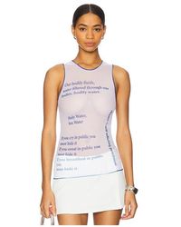 DI PETSA - Wet Script タンクトップ - Lyst