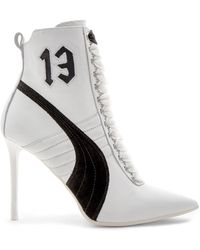 women's puma high heel sneakers