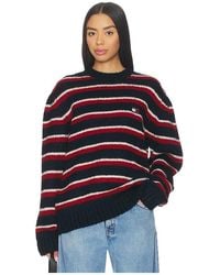 Tommy Hilfiger - Stripe Badge Sweater - Lyst