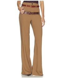 Helsa - Wool Blend Double Loop Trousers - Lyst