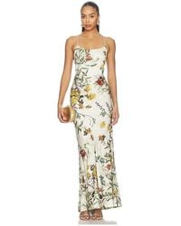 Alice + Olivia - Montana Cowl Strapy Back Maxi Dress - Lyst