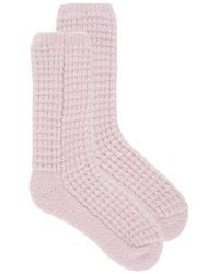 Barefoot Dreams - Cozychic Waffle Socks - Lyst