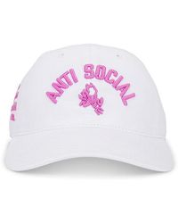 ANTI SOCIAL SOCIAL CLUB - Gorra Assc En Color Blanco Talla - Lyst