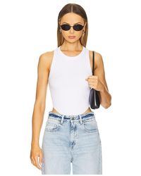 GOOD AMERICAN - Micro Rib Tank Top - Lyst