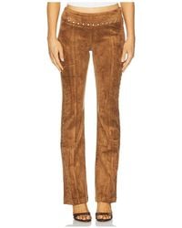Amanda Uprichard - X Revolve Regency Suede Pants - Lyst