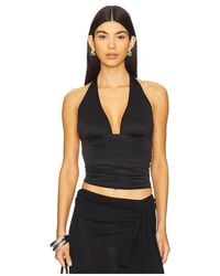 GOOD AMERICAN - Slinky Jersey Halter Top - Lyst