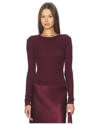 Enza Costa - Silk Rib Essential Crew - Lyst