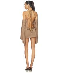 lavender silk mini dress The Fleurette Fairy Silk Mini Dress・Lavender