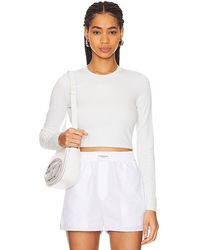 Cuts - Long Sleeve Tomboy Cropped Tee - Lyst