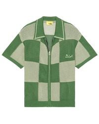 DIET STARTS MONDAY - Camisa Checker En Color Verde Salvia Talla (También En M, S) - Lyst