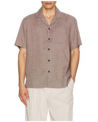 Faherty - Short Sleeve Breeze Camp Shirt - Lyst