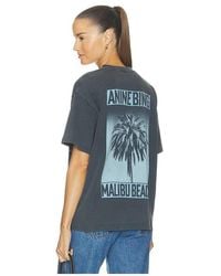 Anine Bing - Cade Tee Palm - Lyst