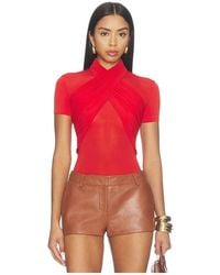 FRANÃOISE - Odessa Short Sleeve Top - Lyst