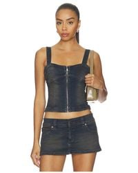 A.Brand - Denim Bustier - Lyst
